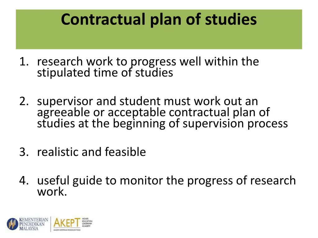 contractual plan of studies 1