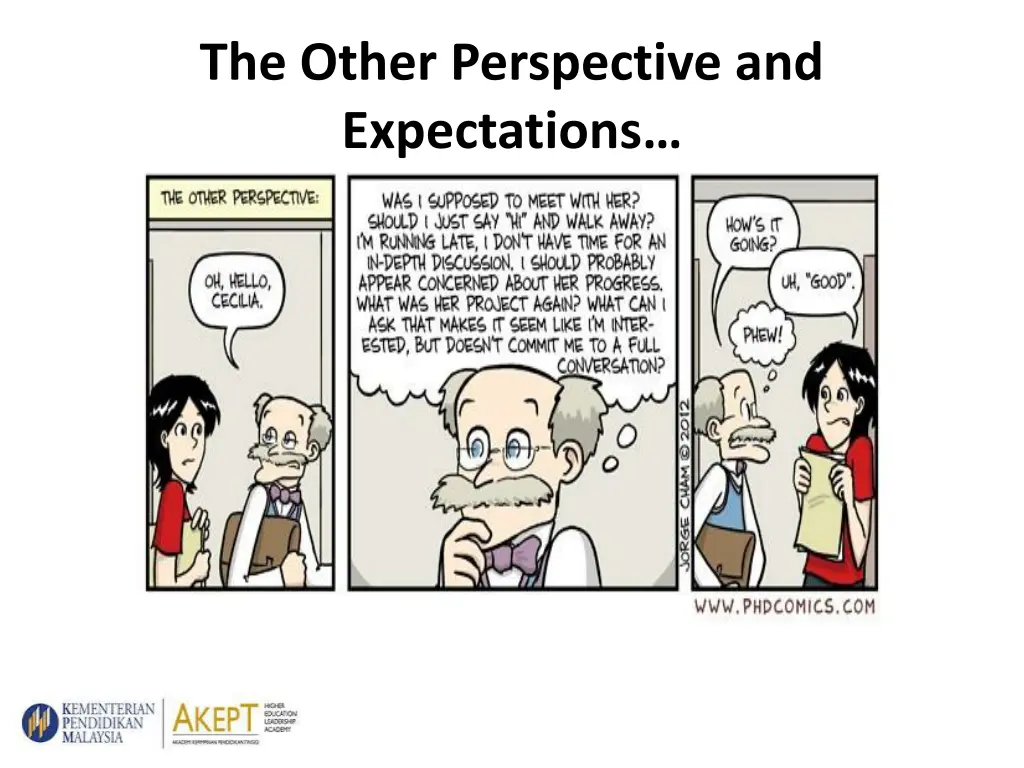 the other perspective and expectations