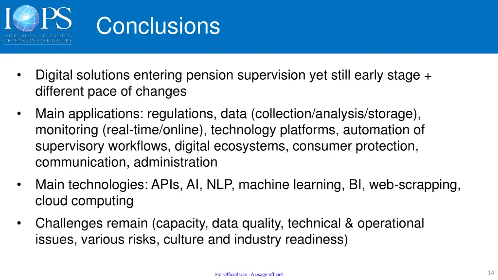 conclusions