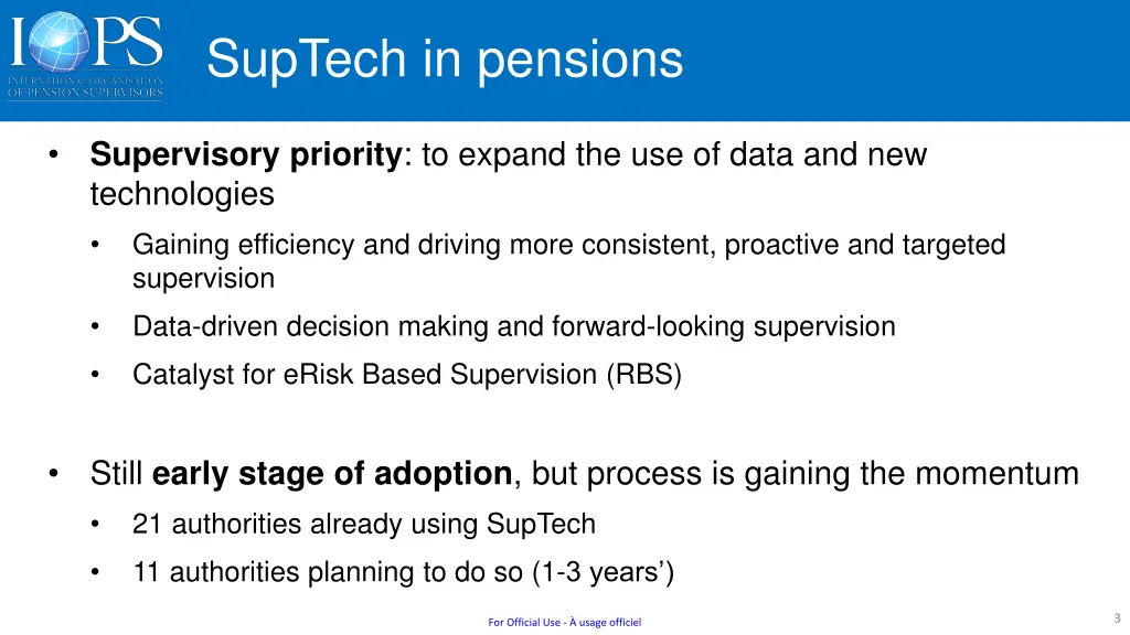 suptech in pensions