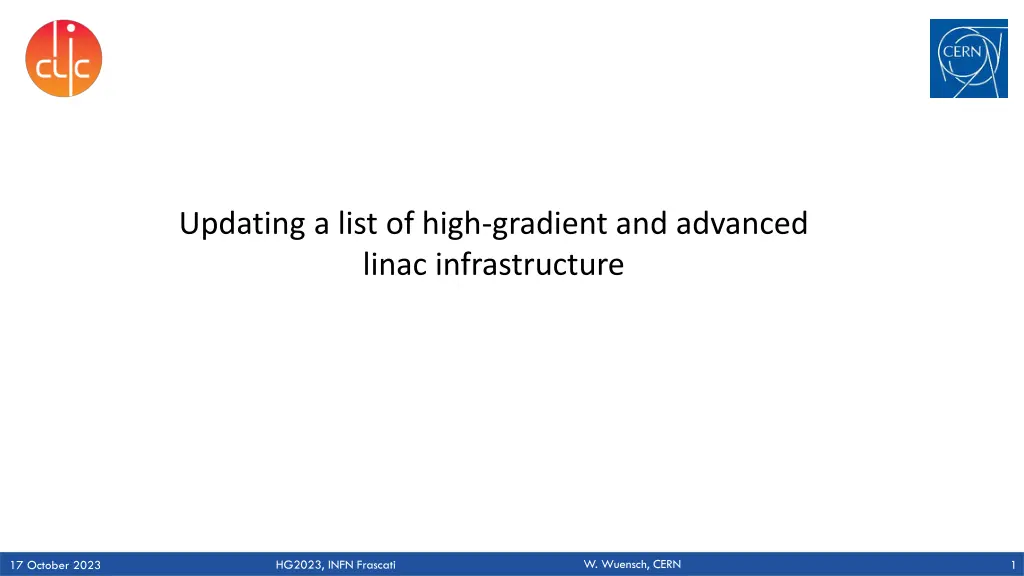 updating a list of high gradient and advanced