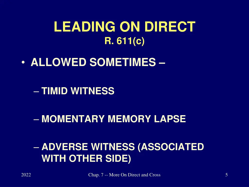 leading on direct r 611 c