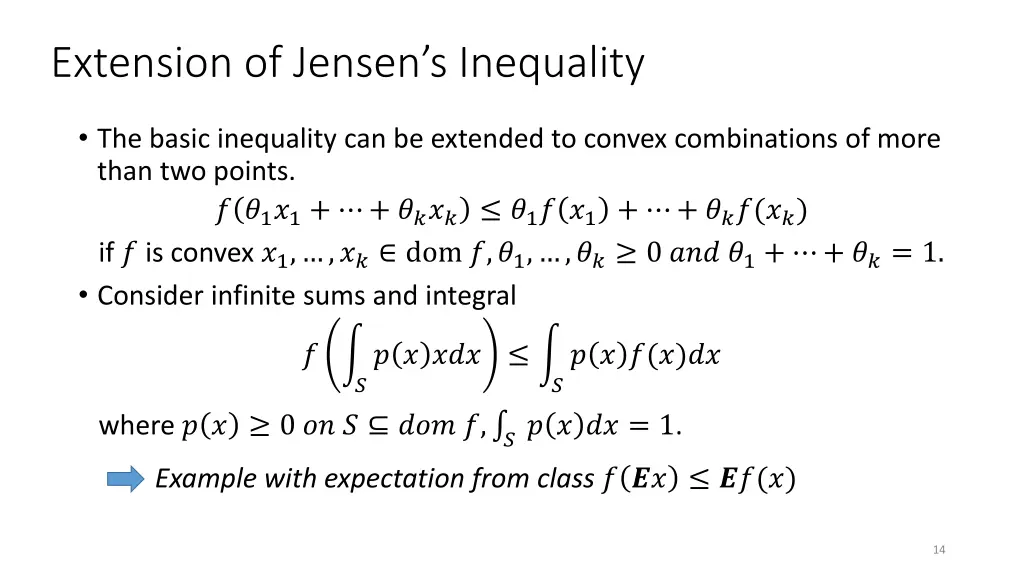 extension of jensen s inequality