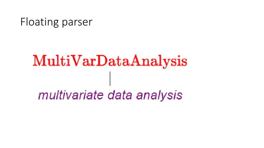 floating parser 1
