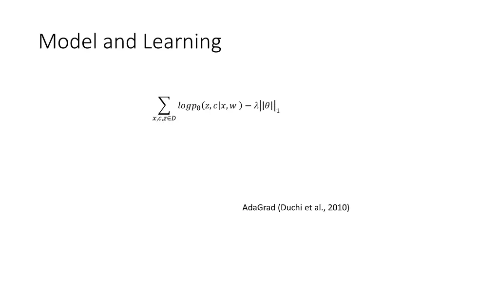 model and learning 3