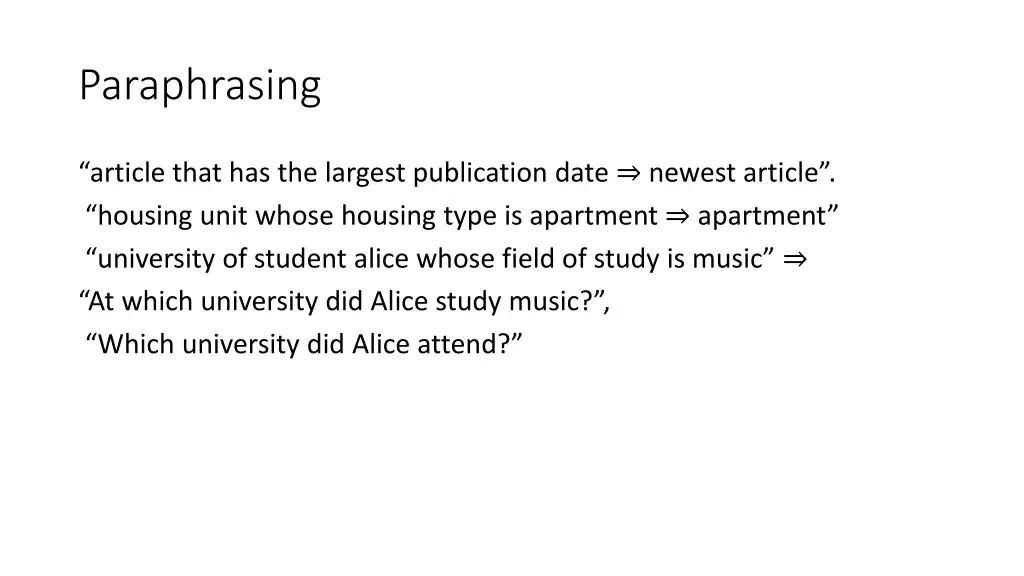 paraphrasing 1