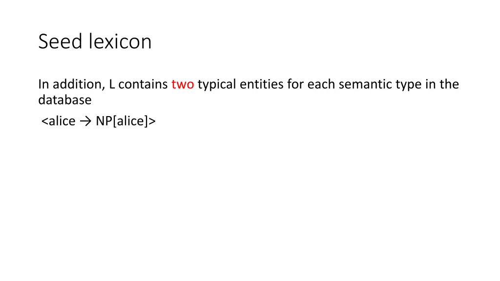 seed lexicon 1