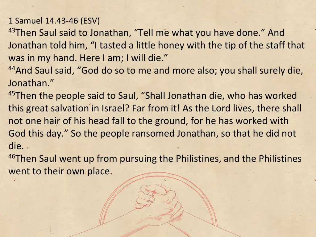 1 samuel 14 43 46 esv 43 then saul said