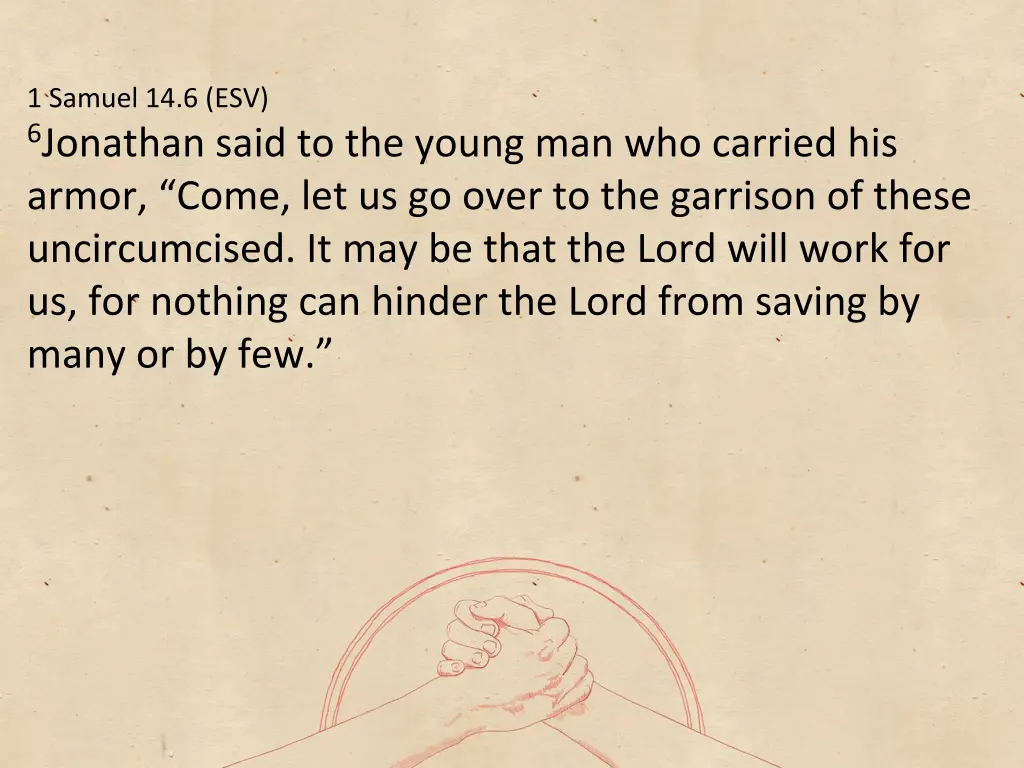 1 samuel 14 6 esv 6 jonathan said to the young