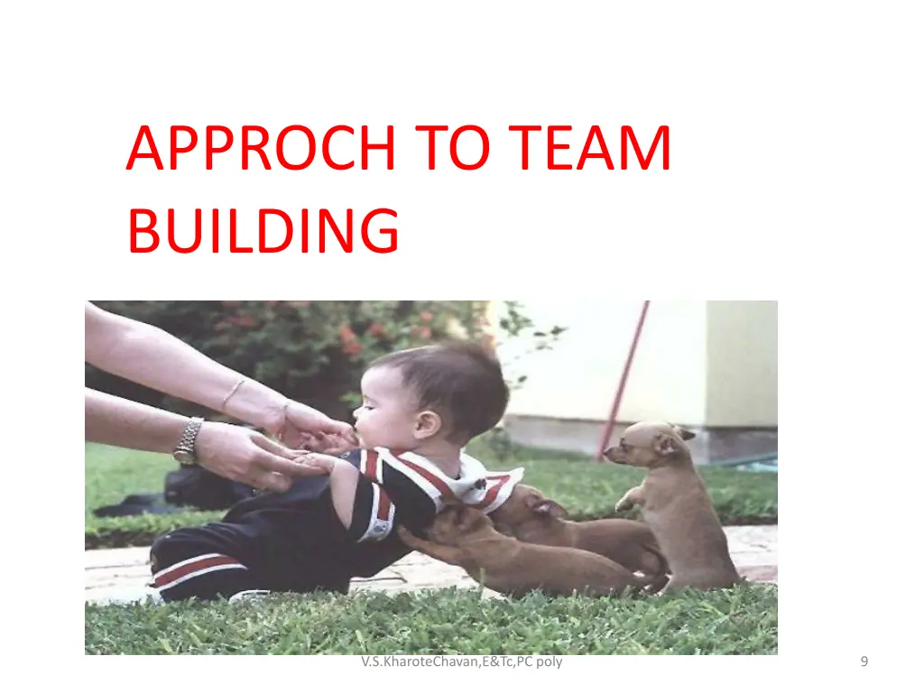 approch to team building