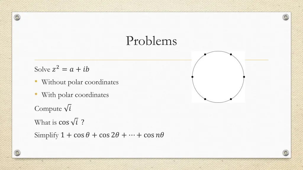 problems