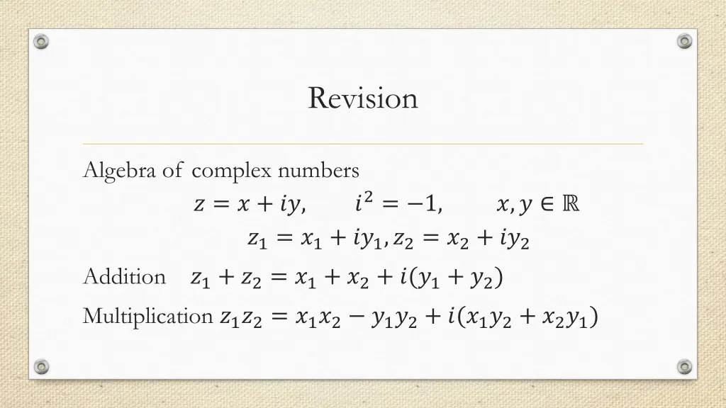 revision