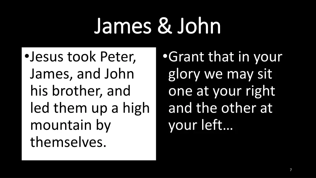 james john james john
