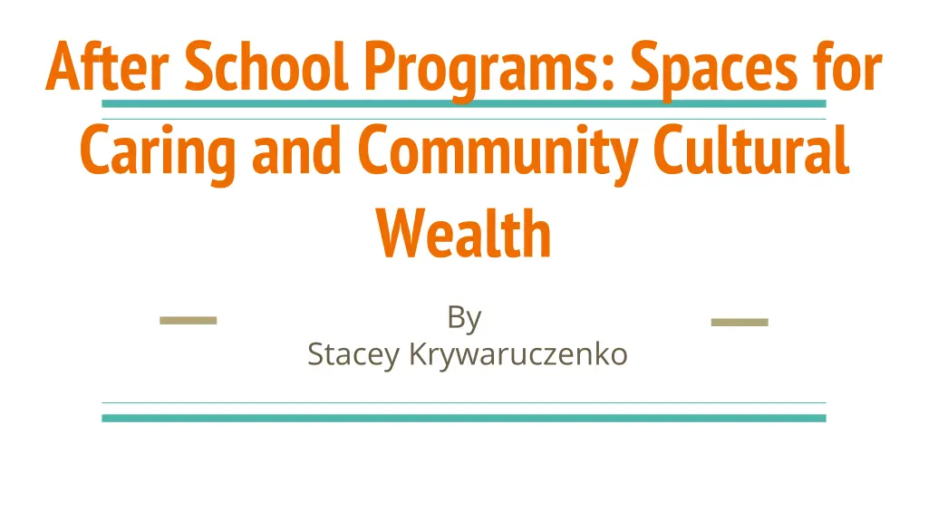 after school programs spaces for caring