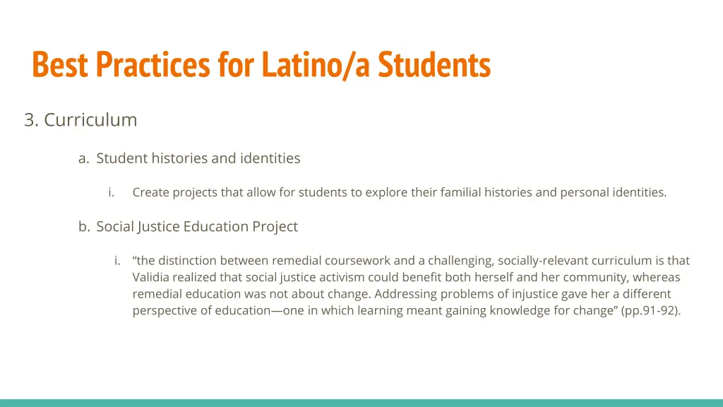best practices for latino a students 1