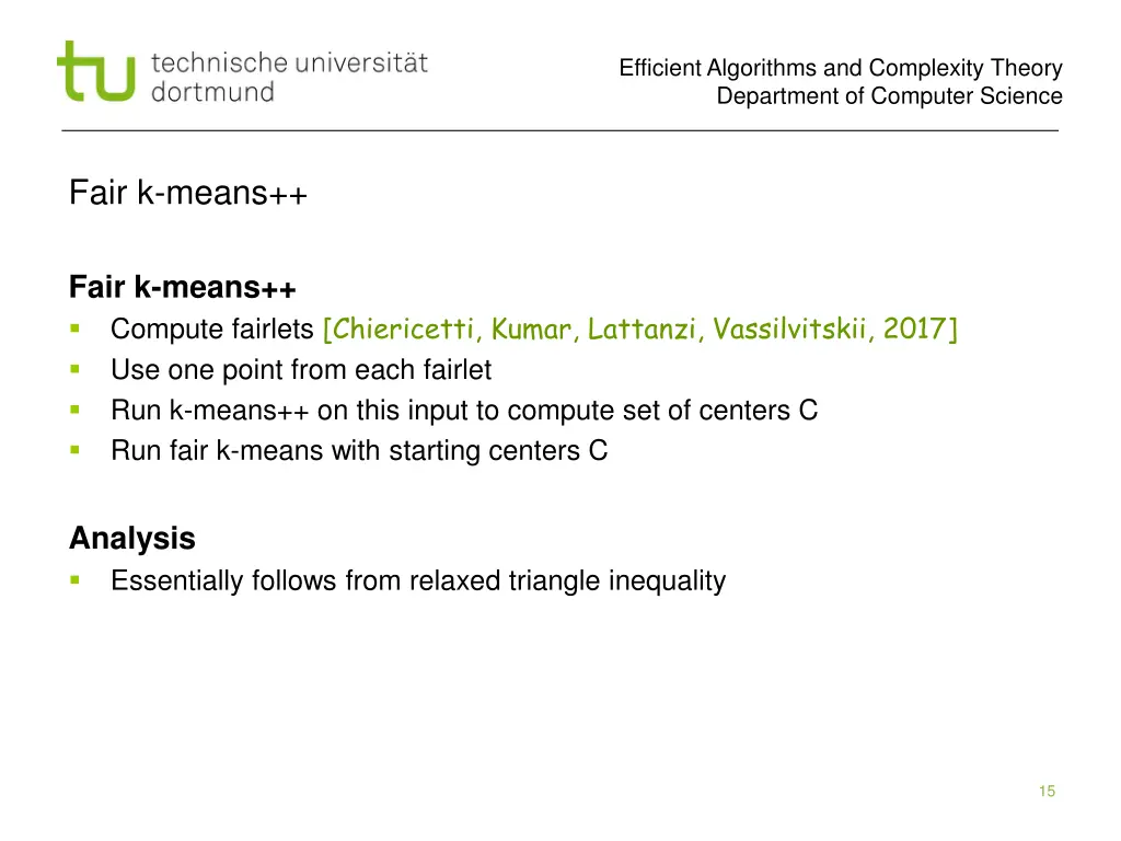 efficient algorithms and complexity theory 14