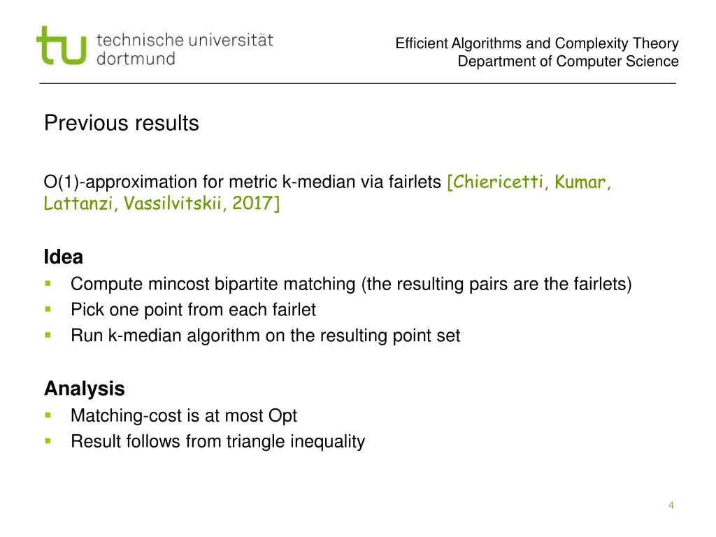 efficient algorithms and complexity theory 3