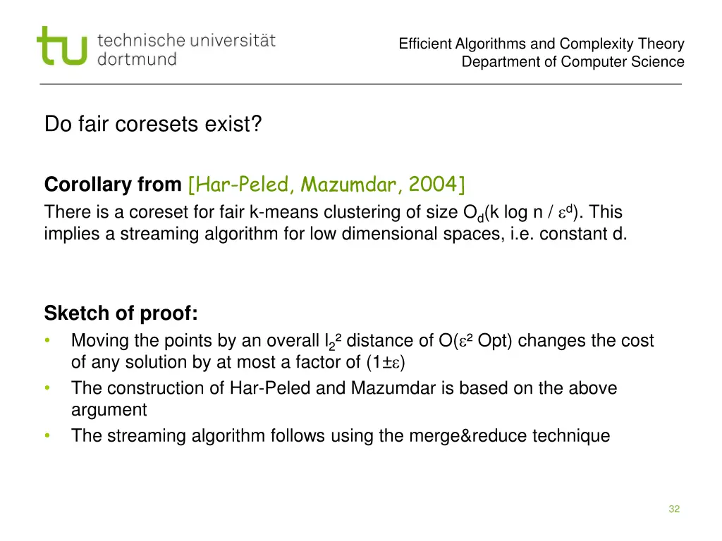 efficient algorithms and complexity theory 31
