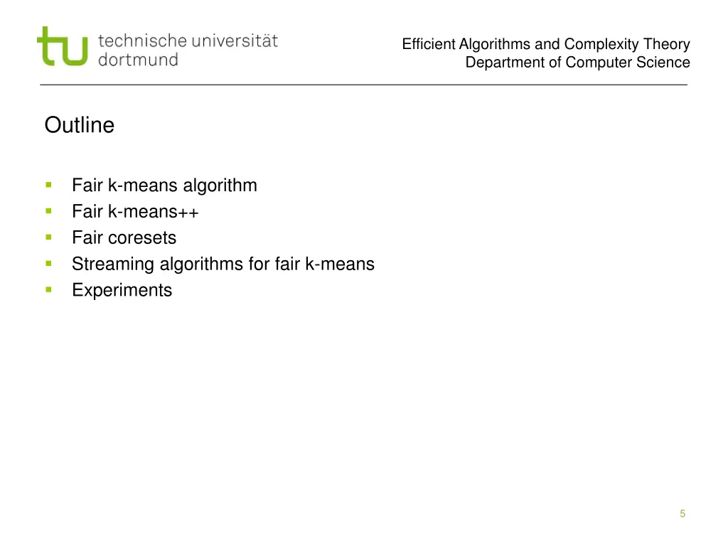 efficient algorithms and complexity theory 4