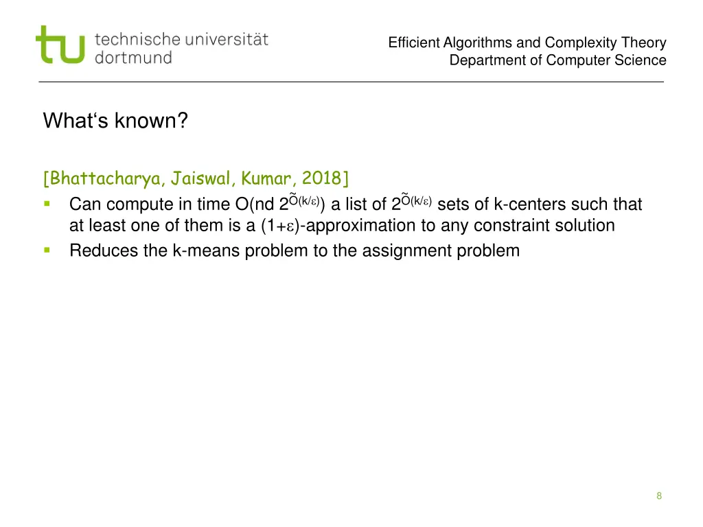 efficient algorithms and complexity theory 7