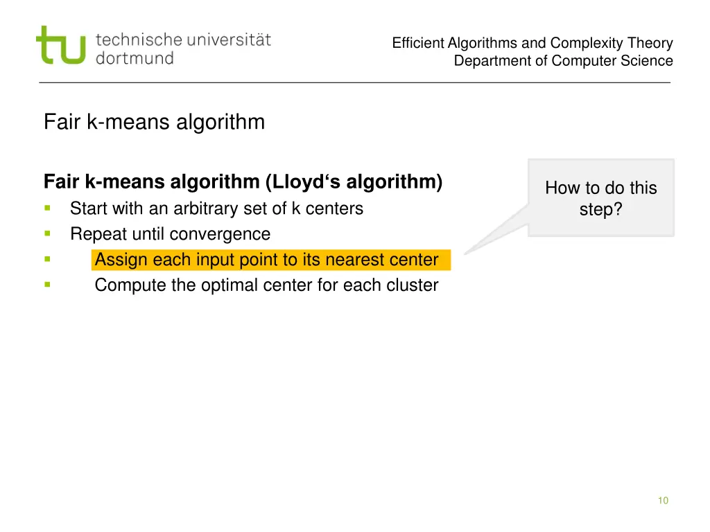 efficient algorithms and complexity theory 9