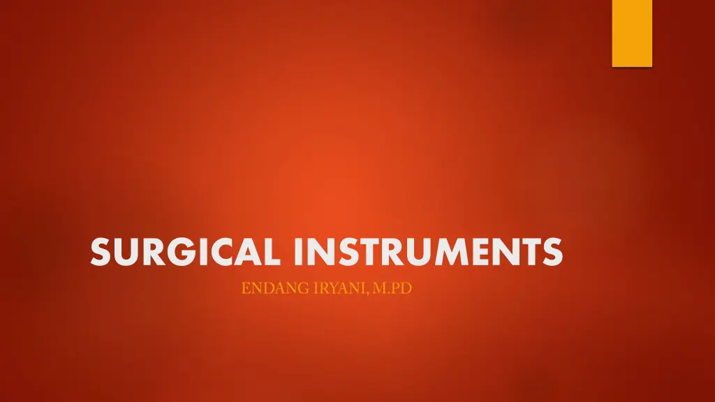 surgical instruments