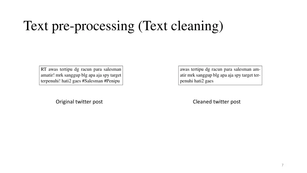 text pre processing text cleaning