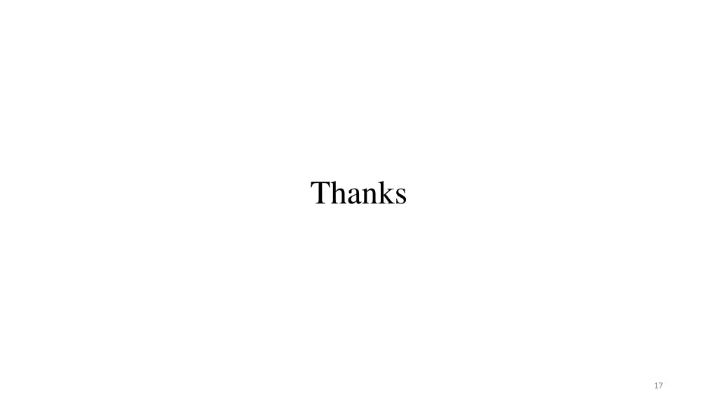 thanks