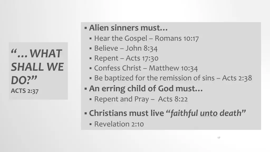 alien sinners must hear the gospel romans