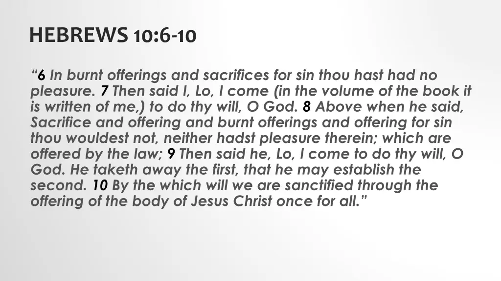 hebrews 10 6 10