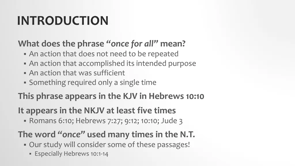 introduction