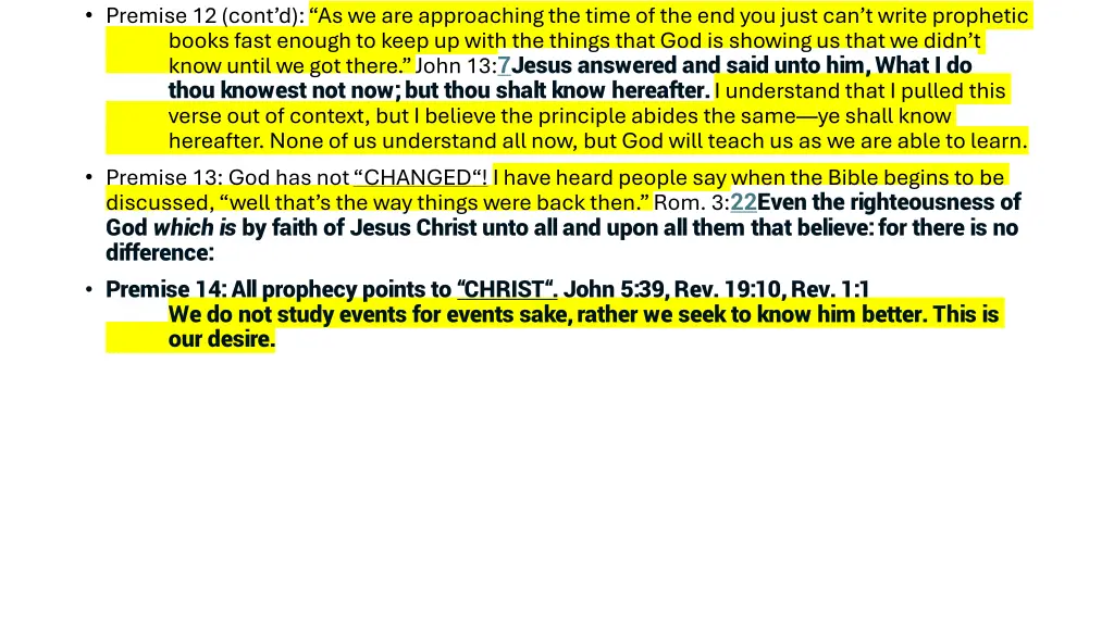 premise 12 cont d as we are approaching the time