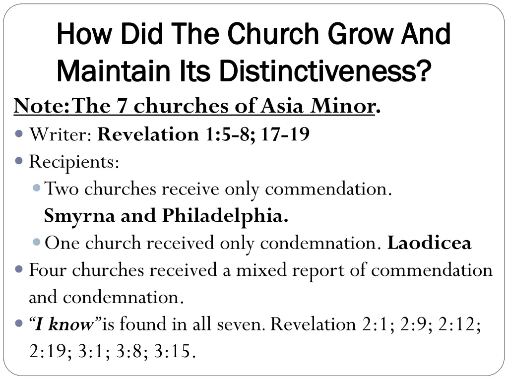 how did the church grow and how did the church