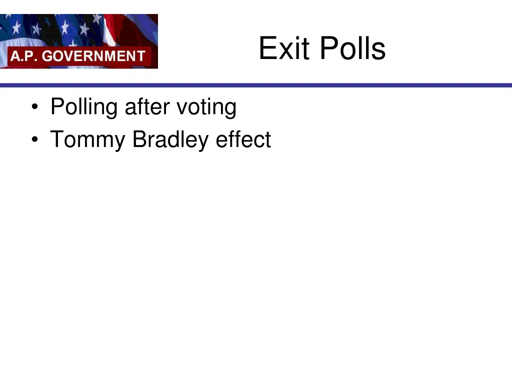exit polls