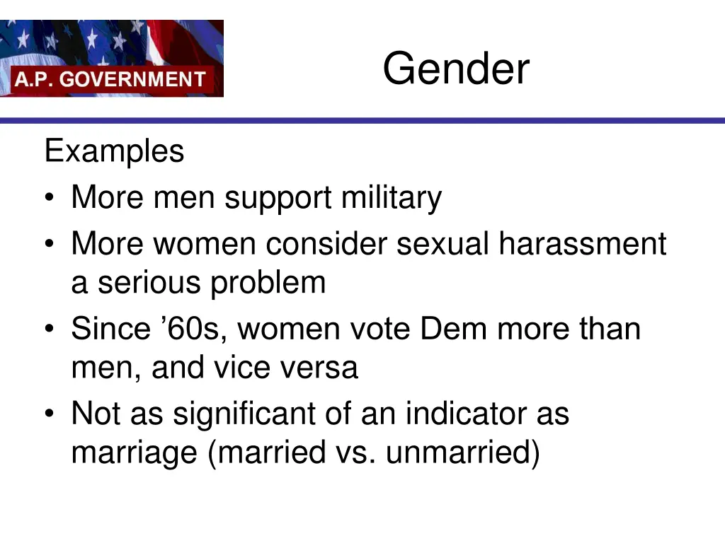 gender