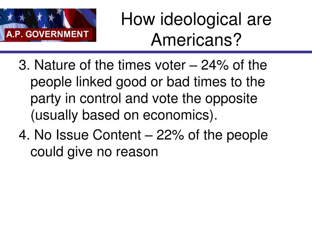 how ideological are americans 1