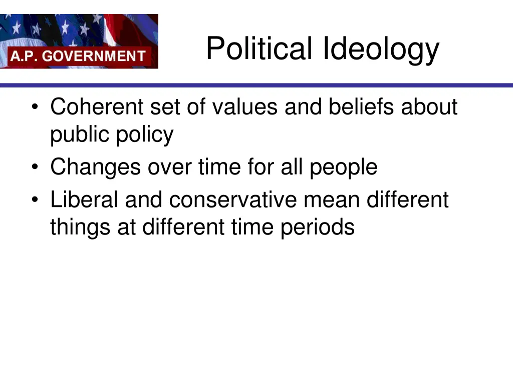 political ideology