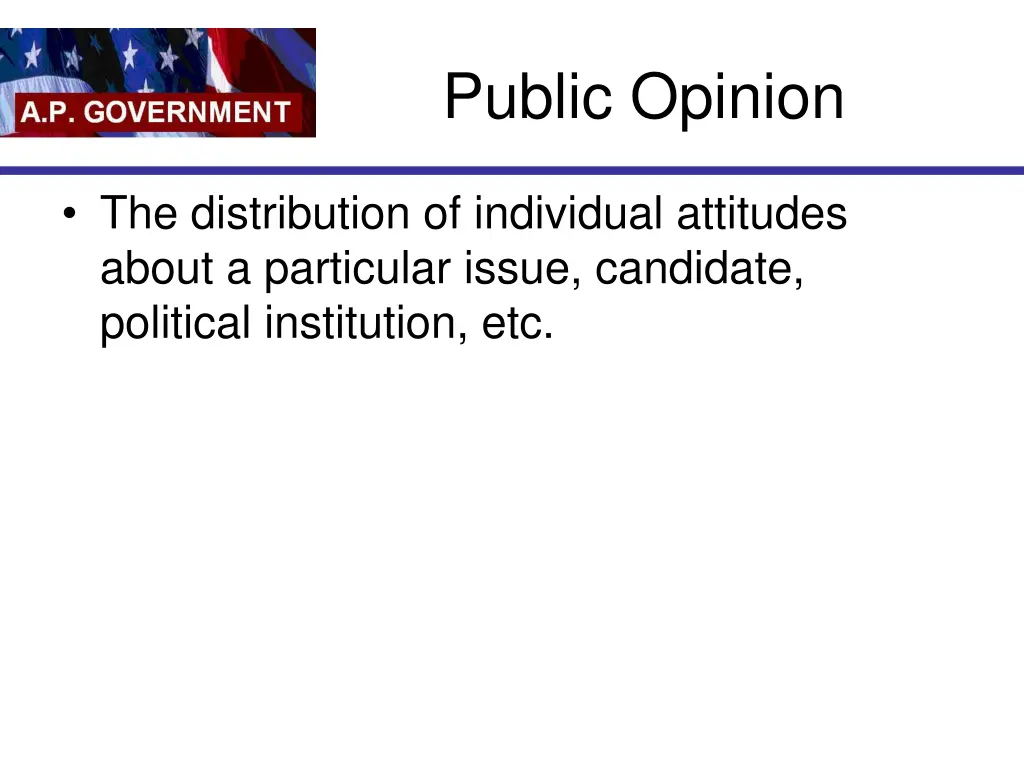 public opinion