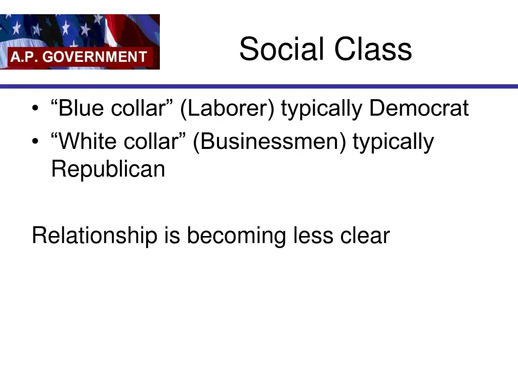 social class