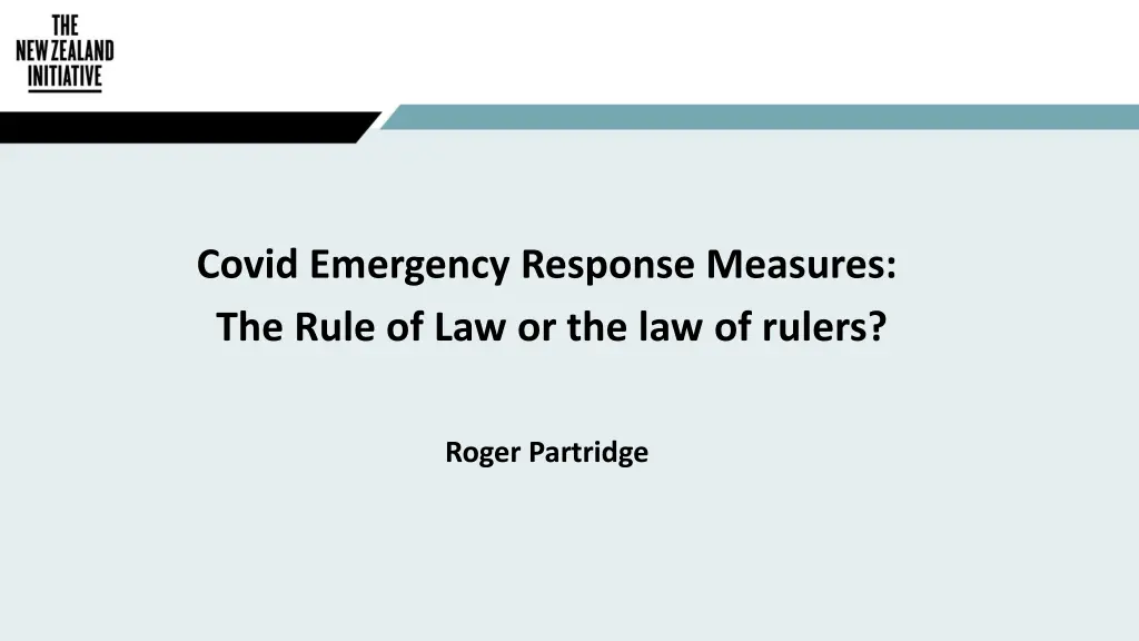 covid emergency response measures the rule