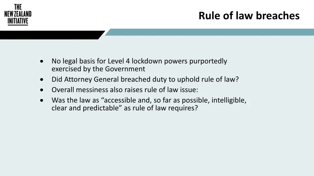 rule of law breaches