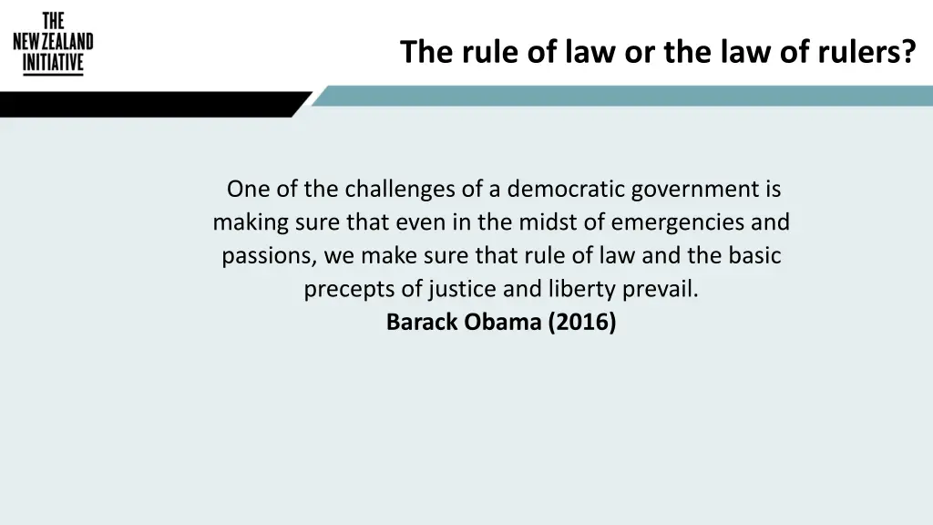the rule of law or the law of rulers 1