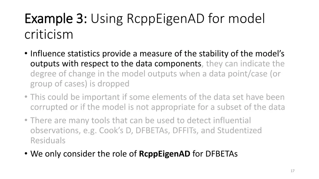 example 3 example 3 using rcppeigenad for model