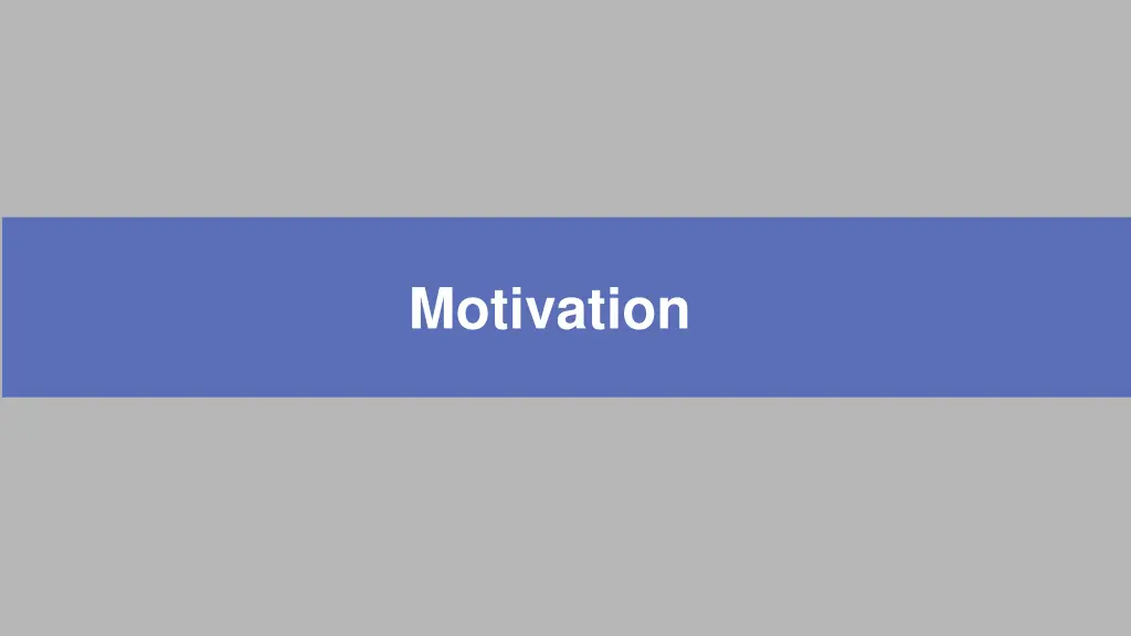 motivation