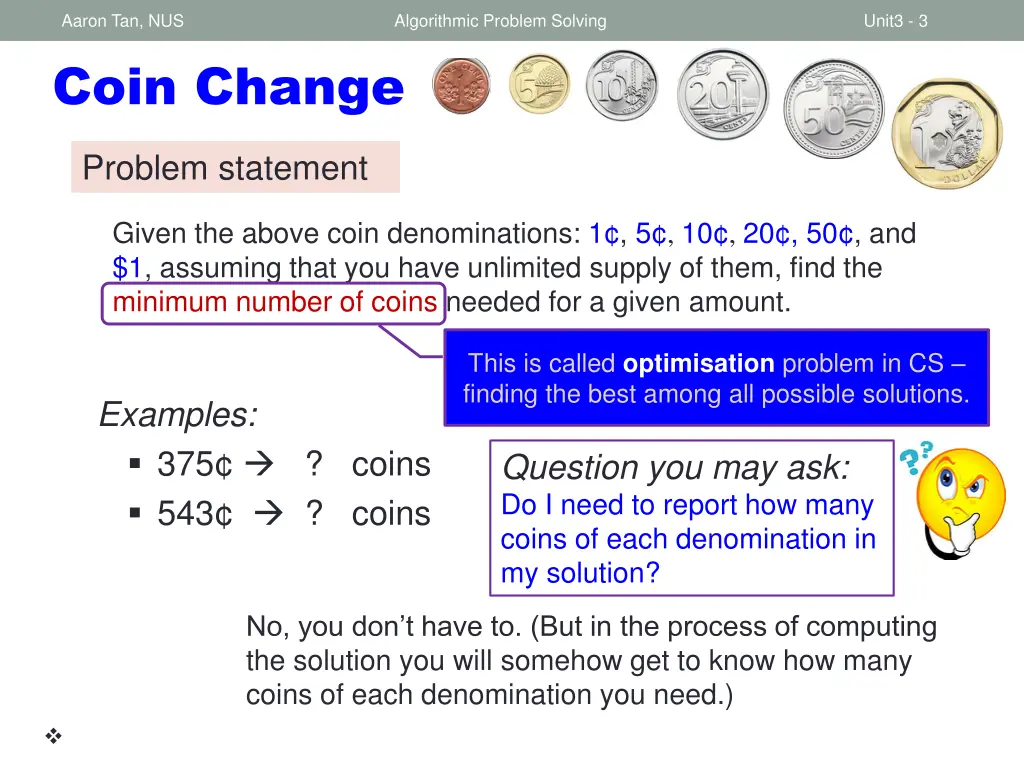 aaron tan nus coin change