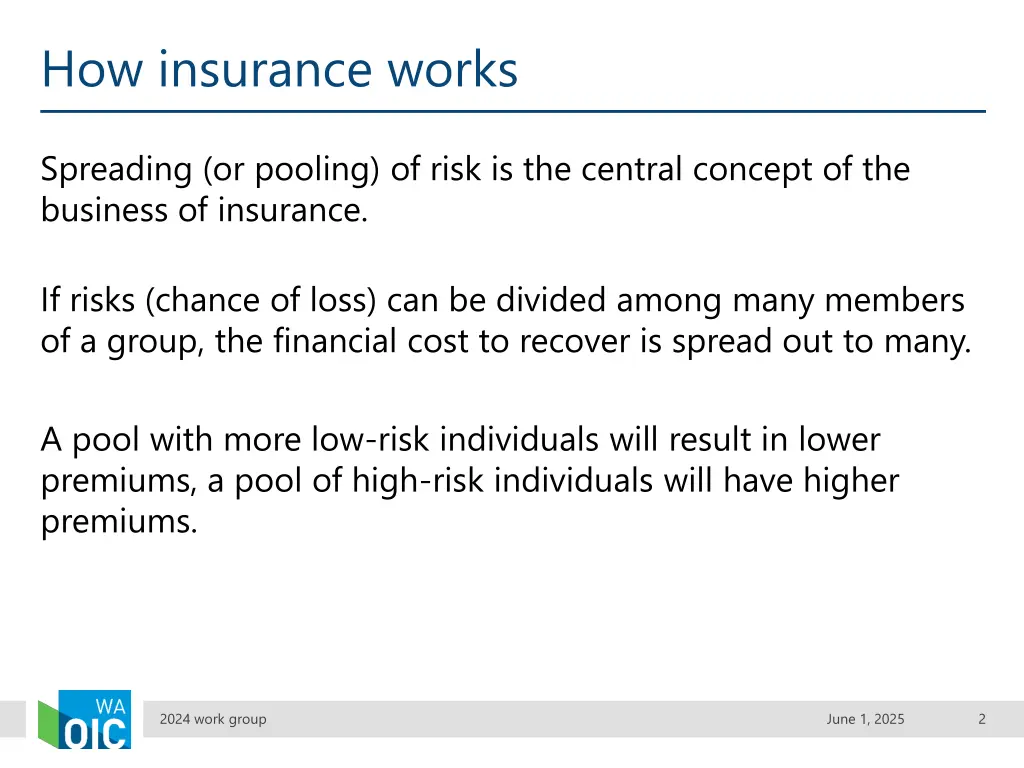 how insurance works