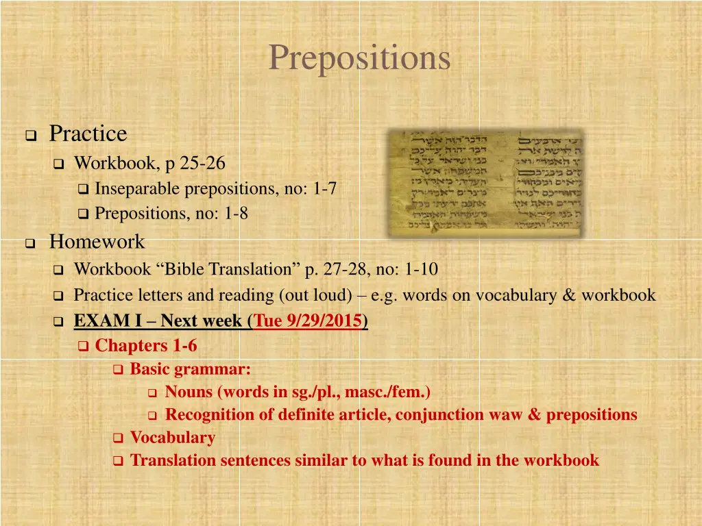 prepositions 14