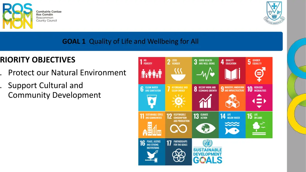 goal 1 quality of life and wellbeing for all