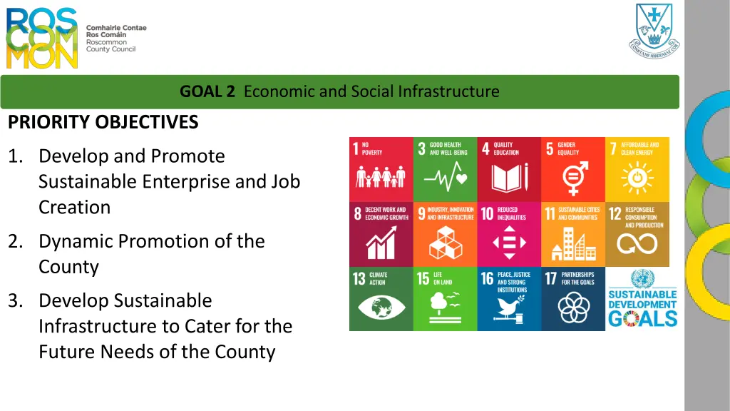 goal 2 economic and social infrastructure