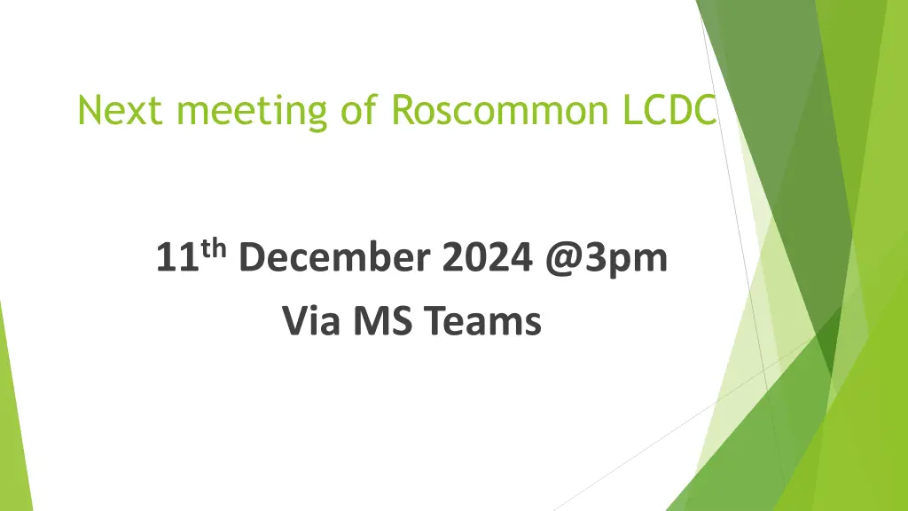 next meeting of roscommon lcdc